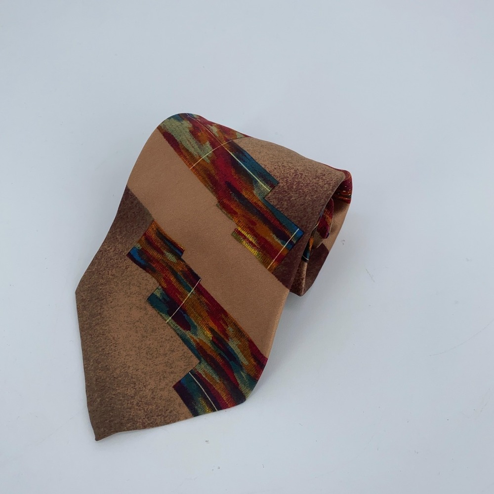 Eton Tie Mens One Size Colorful Patterned Silk‎ Classic Fit Necktie Made in USA